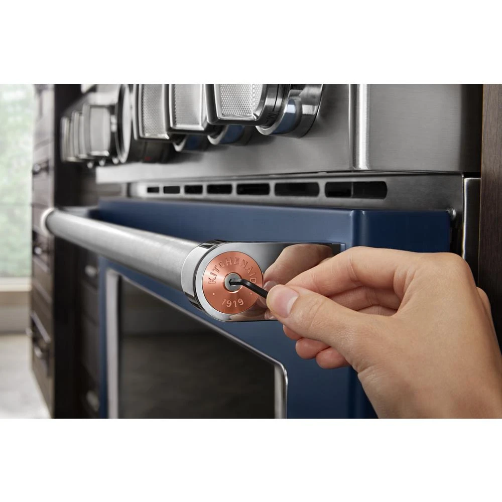 KitchenAid Commercial-Style Range Handle Medallion Kit - Copper (Includes Two Medallions, Screws, and One 1/8-IN Hex Wrench) W11368841CF