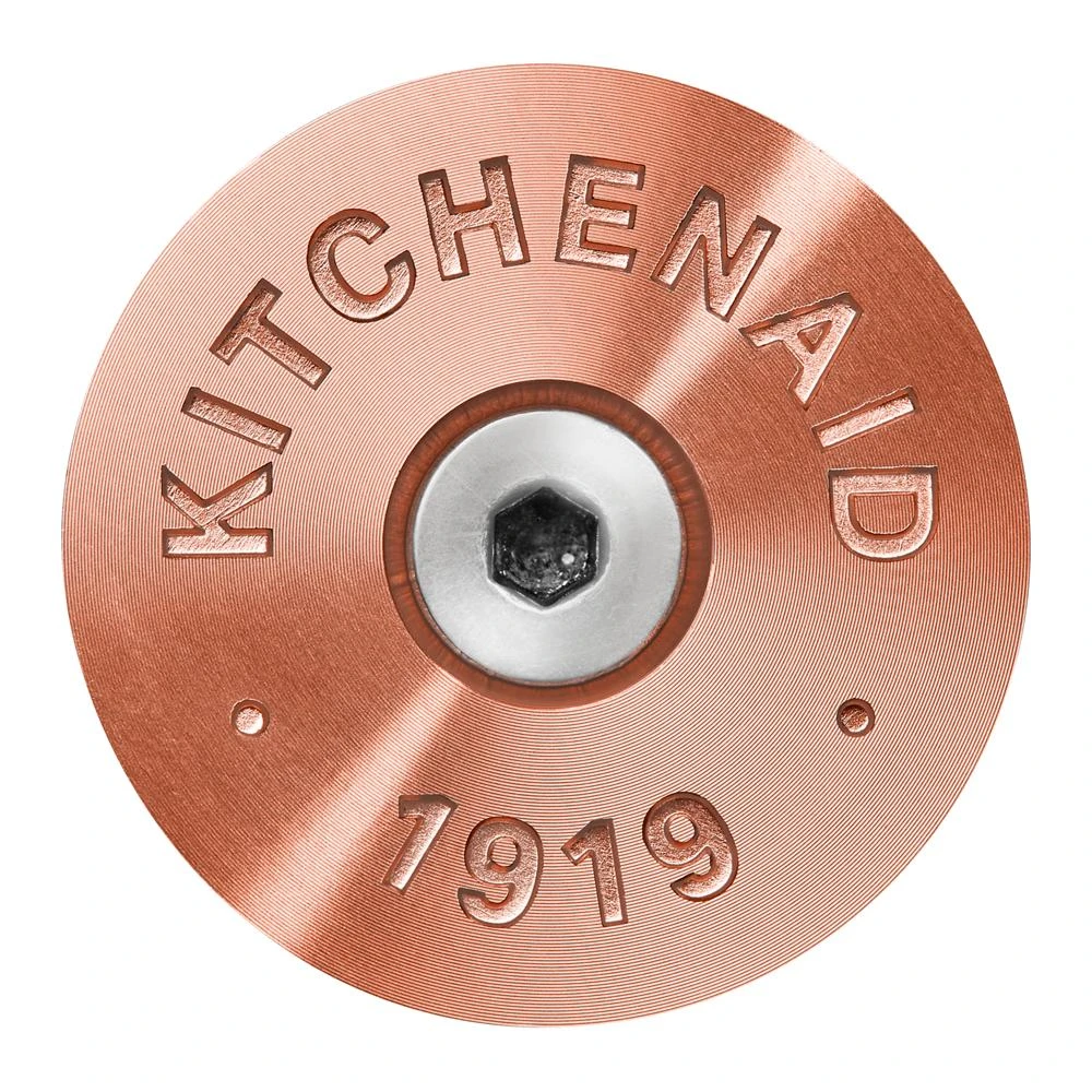 KitchenAid Commercial-Style Range Handle Medallion Kit - Copper (Includes Two Medallions, Screws, and One 1/8-IN Hex Wrench) W11368841CF