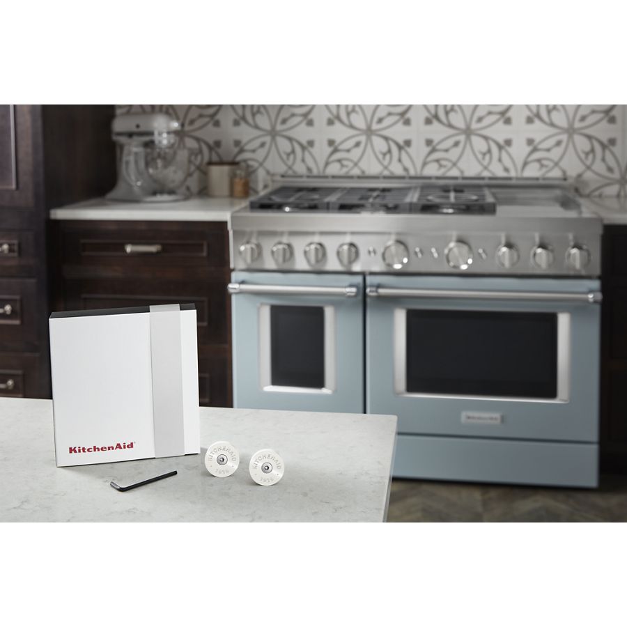 Commercial-Style Range Handle Medallion Kit W11368841MP