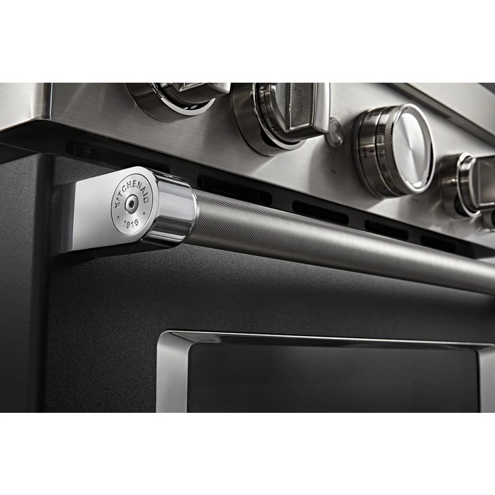 KitchenAid Commercial-Style Range Handle Medallion Kit - Silver (Includes Two Medallions, Screws, and One 1/8-IN Hex Wrench) W11368841SI