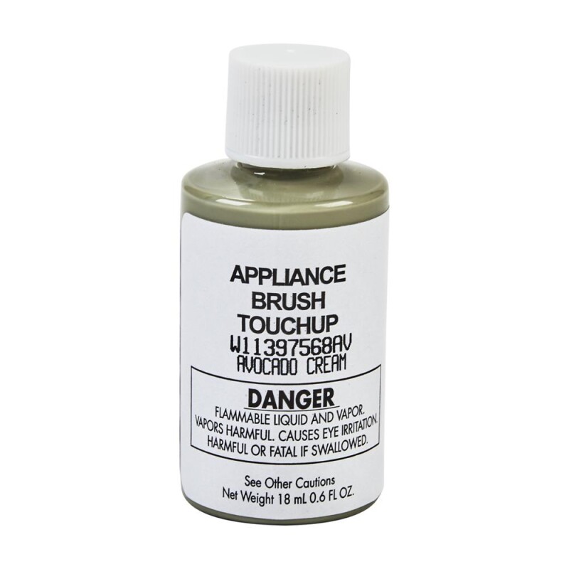 Whirlpool Appliance Touchup Paint Bottle, Avocado Creme Avocado Cream W11397568AV Picture 1