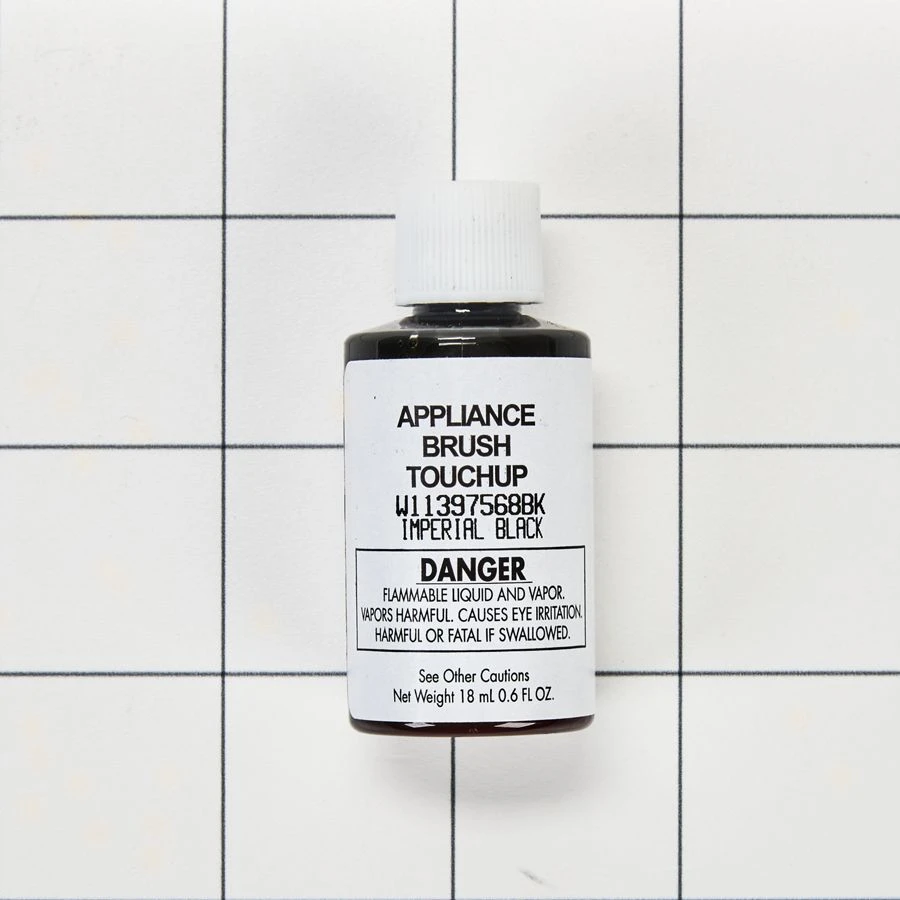 Appliance Touchup Paint Bottle W11397568BK