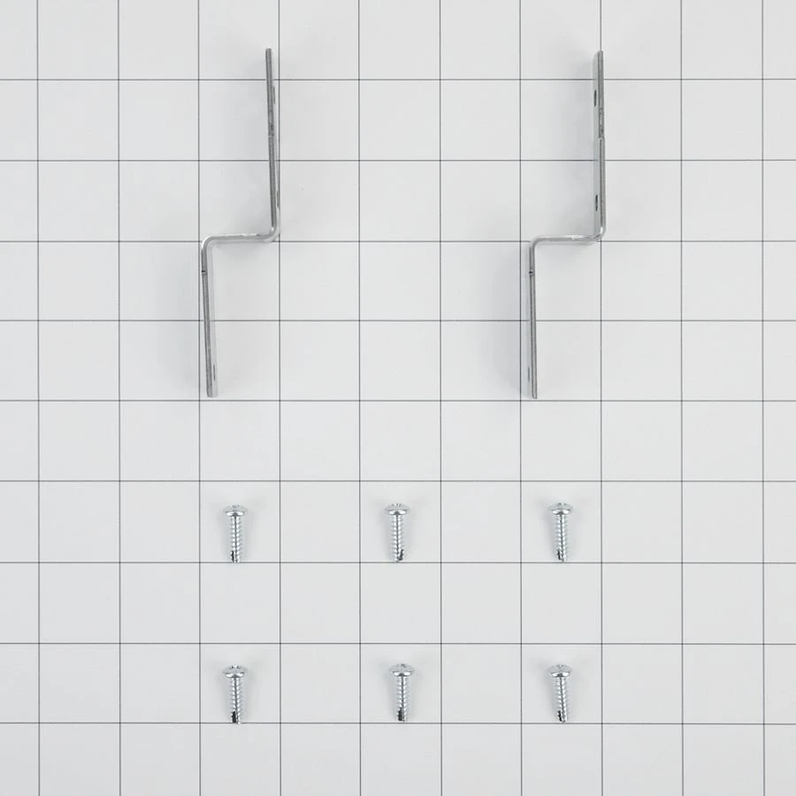 Washer & Dryer Stacking Kit with 23" adhesive pads (2), 2 galvanized steel brackets, and 4 screws W11404611