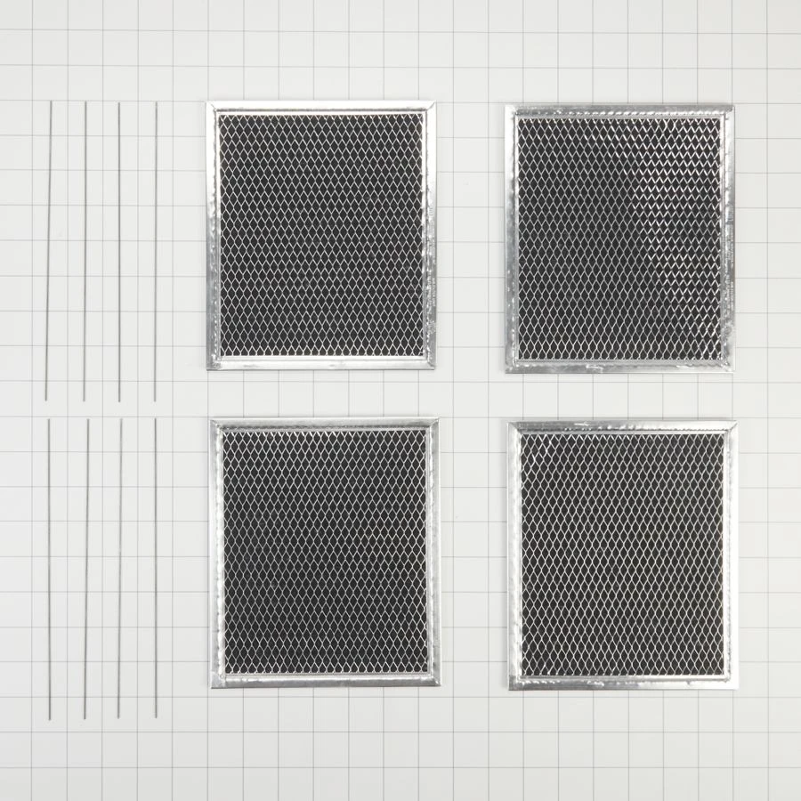Charcoal Range Hood Recirculation Filter with Clips - Black W11430921