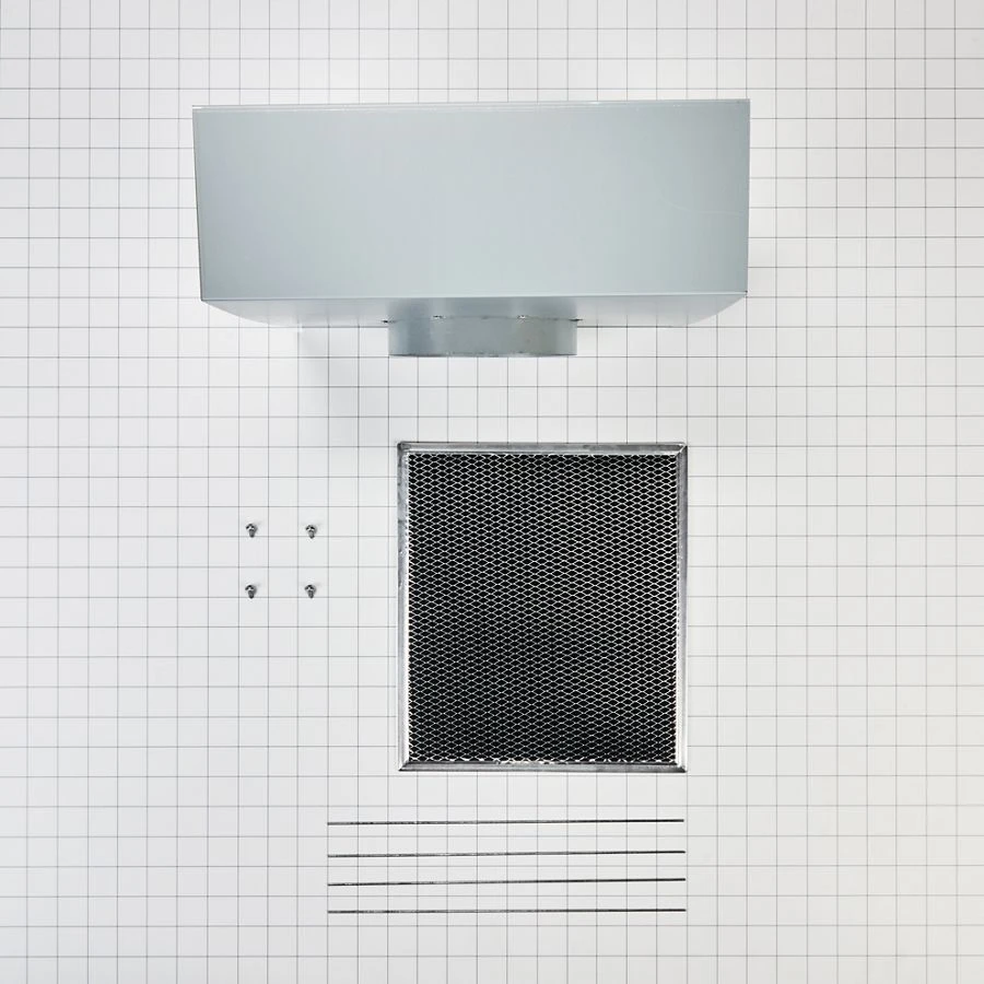 Range Wall Hood Charcoal Filter Recirculation Kit - Silver W11430939