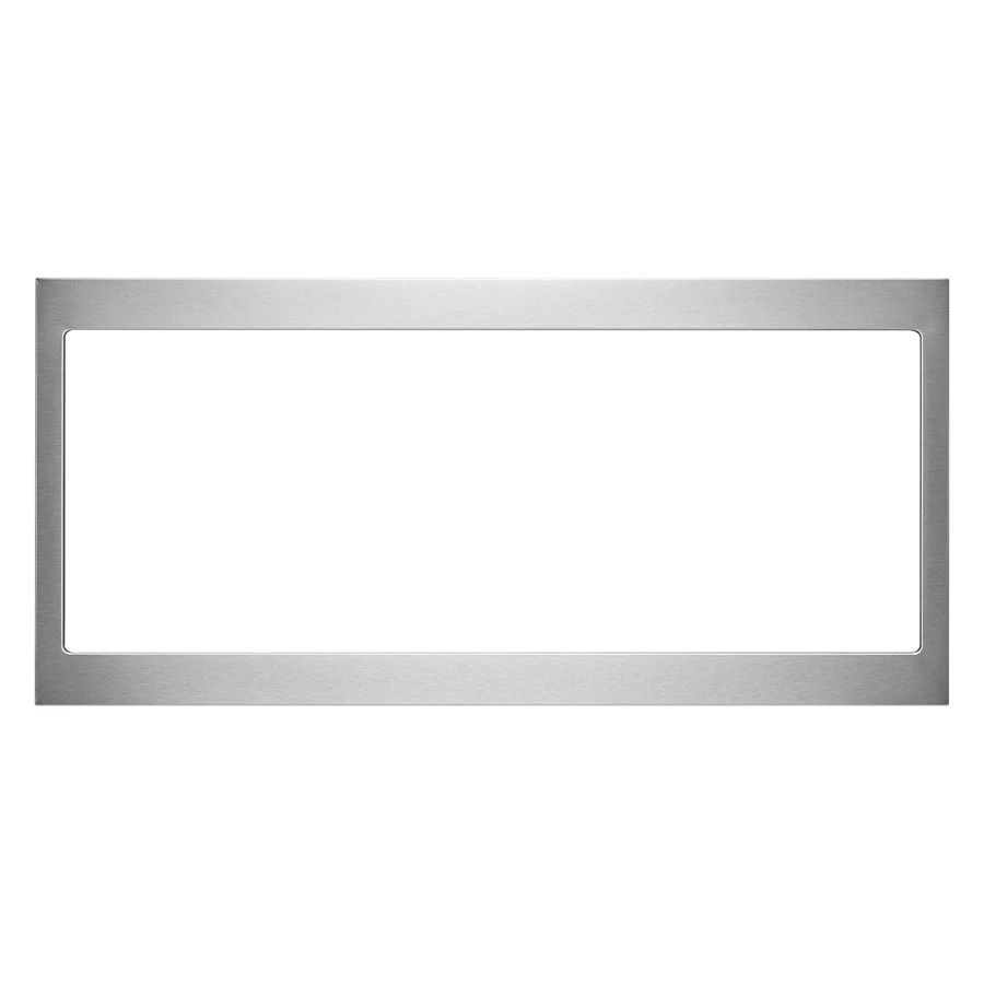 Built-in Low Profile Microwave Slim Trim Kit, Stainless Steel, Size: 31.5"l X 17.5"w X 5"d, Fits Cut-out Height 12" W11451308