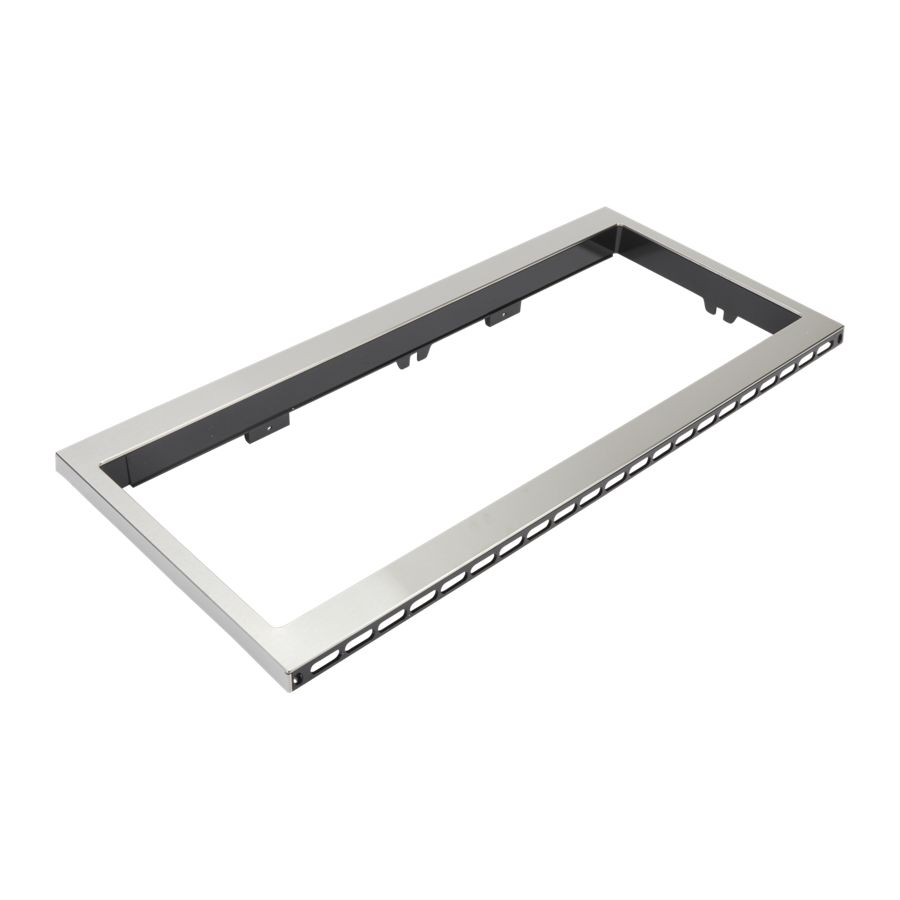 Whirlpool Built-In Low Profile Microwave Slim Trim Kit, Stainless Steel Stainless Steel W11451308 Picture 1