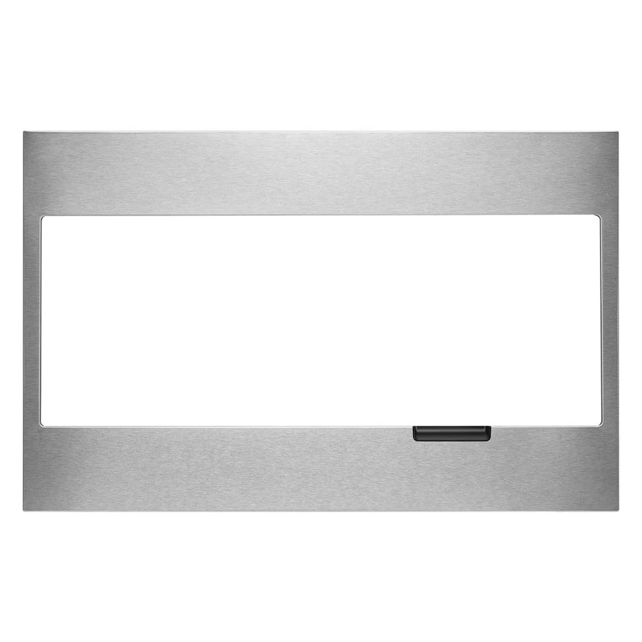 Built-In Low Profile Microwave Standard Trim Kit with Pocket Handle, Stainless Steel, fits cut-out height 17-1/2" W11451313