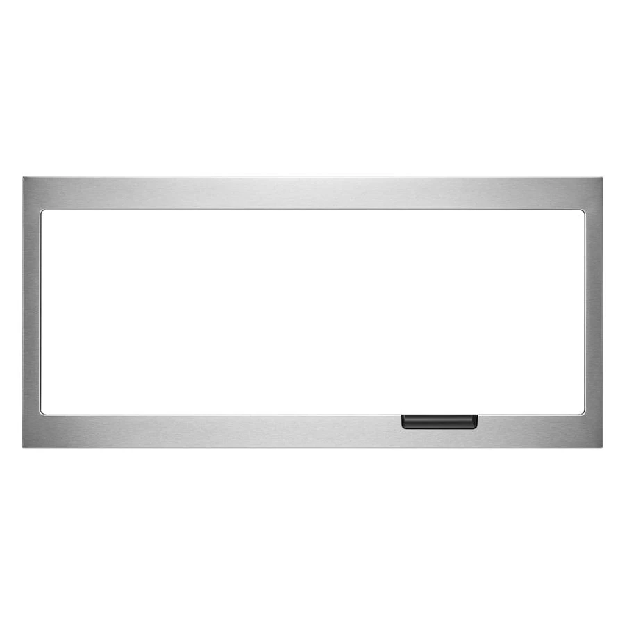 Built-In Low Profile Microwave Slim Trim Kit with Pocket Handle, Stainless Steel, fits cut-out height 12" W11451314