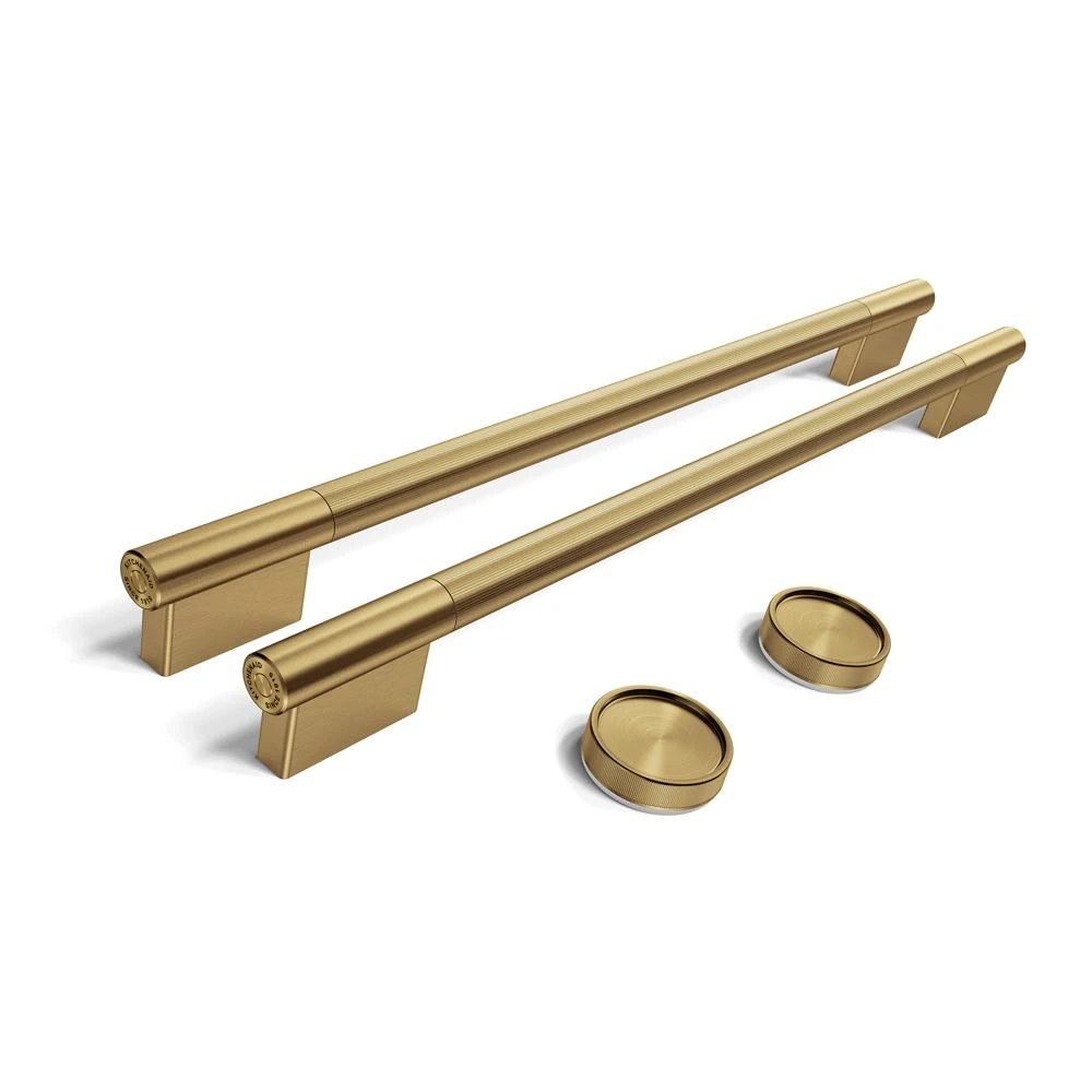 Brass Handle and Knob Hardware Accessory Kit for 30" Double Wall Oven & Microwave Combo W11774418