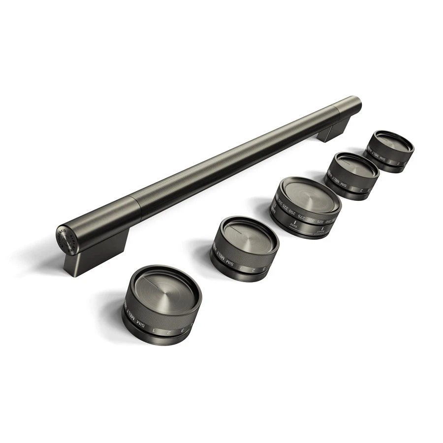 Black Ore Handle and Knob Hardware Accessory Kit for 30" Commercial-Style Induction Range W11774735