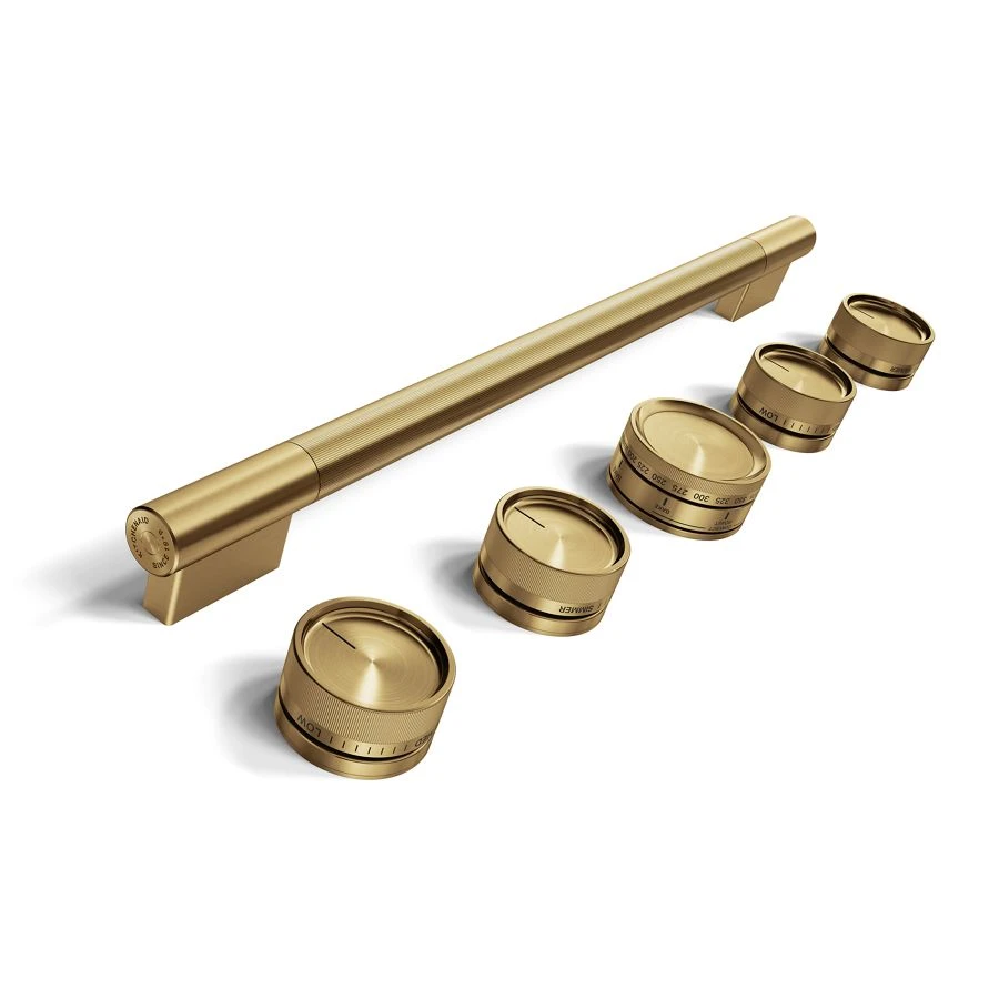 Brass Handle and Knob Hardware Accessory Kit for 30" Commercial-Style Gas Range W11774751