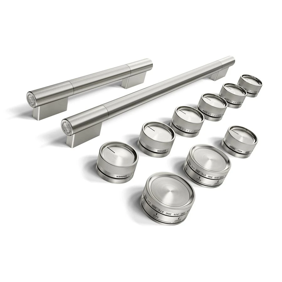 Stainless Steel Handle and Knob Hardware Accessory Kit for 48" Commercial-Style Gas Range W11774757