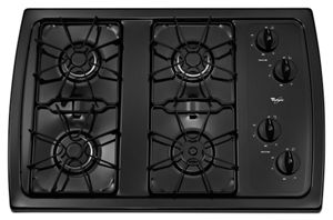 30-inch Gas Cooktop with 5,000 BTU AccuSimmer Burner W3CG3014XB