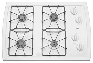 30-inch Gas Cooktop with 5,000 BTU AccuSimmer Burner W3CG3014XW
