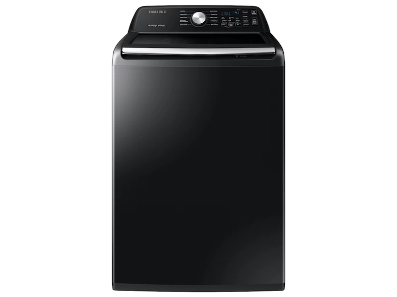 Samsung 4.5 cu. ft. Capacity Top Load Washer with Active WaterJet Brushed Black WA45T3400AVA4 Picture 1