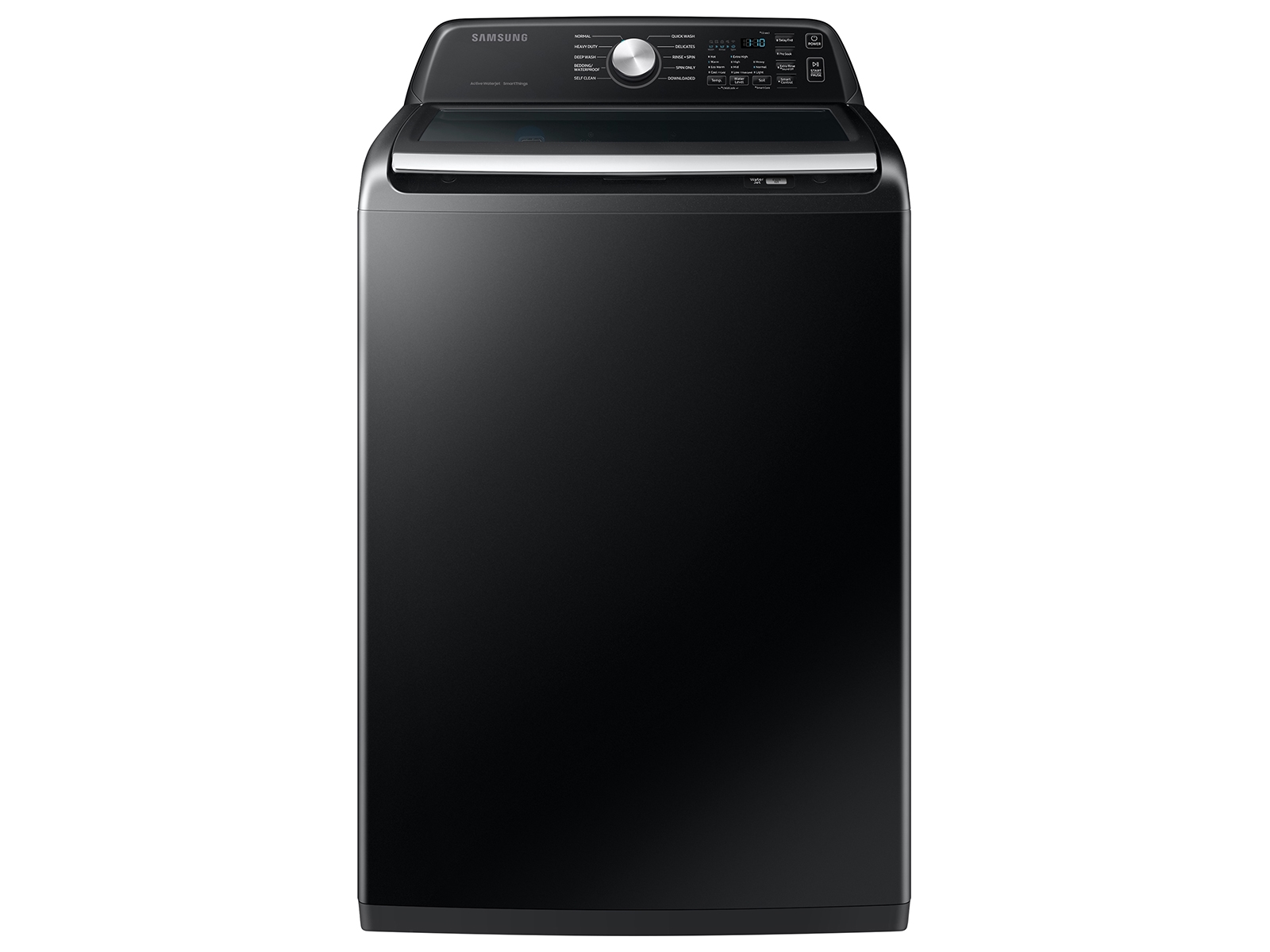 4.6 cu. ft. Large Capacity Smart Top Load Washer with ActiveWave™ Agitator and Active WaterJet in Brushed Black WA46CG3505AVA4