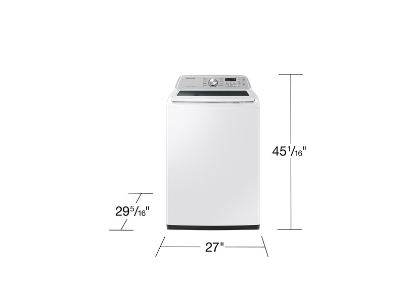 4.6 cu. ft. Large Capacity Smart Top Load Washer with ActiveWave™ Agitator and Active WaterJet in White WA46CG3505AWA4