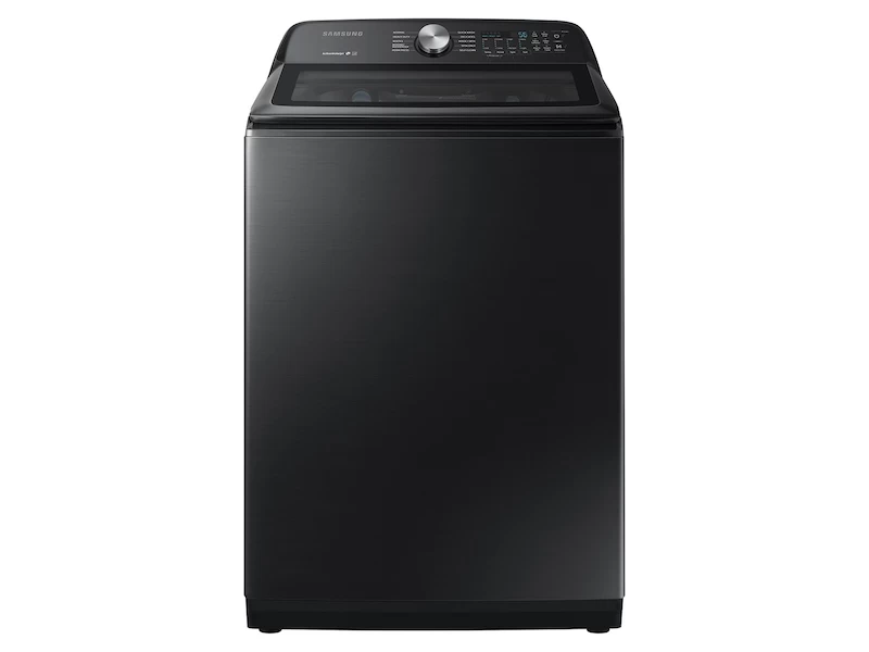 Samsung 5.0 cu. ft. Top Load Washer with Active WaterJet Brushed Black WA50R5200AVA4 Picture 1