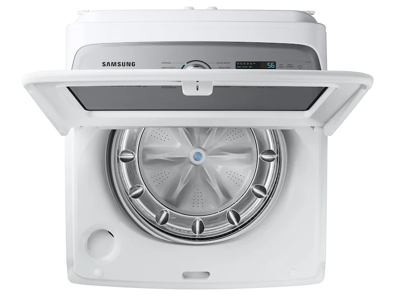 5.2 cu. ft. Large Capacity Smart Top Load Washer with Super Speed Wash in White WA52A5500AWUS