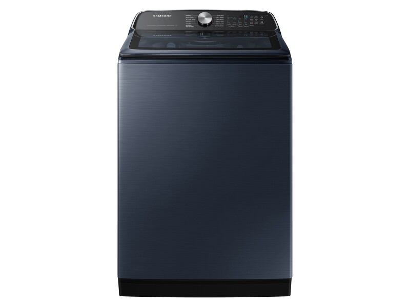 Samsung 5.4 cu. ft. Smart Top Load Washer with Pet Care Solution and Super Speed Wash in Brushed Navy Brushed Navy WA54CG7150ADA4 Picture 1