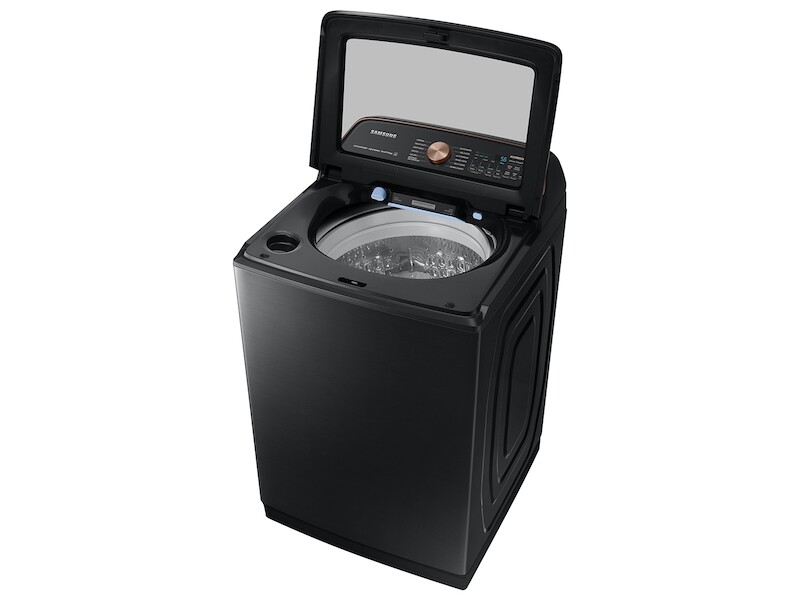 5.5 cu. ft. Extra-Large Capacity Smart Top Load Washer with Auto Dispense System in Brushed Black WA55A7700AVUS