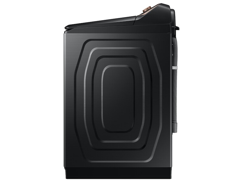 5.5 cu. ft. Extra-Large Capacity Smart Top Load Washer with Auto Dispense System in Brushed Black WA55A7700AVUS