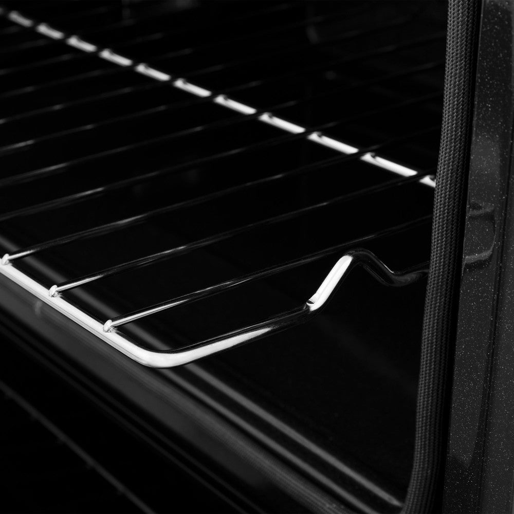 ZLINE Autograph Edition 30 in. Professional True Convection Single Wall Oven with Air Fry and Self Clean in Stainless Steel with White Matte Door and Champagne Bronze Handle (WASZ-WM-30-CB) WASZWM30CB