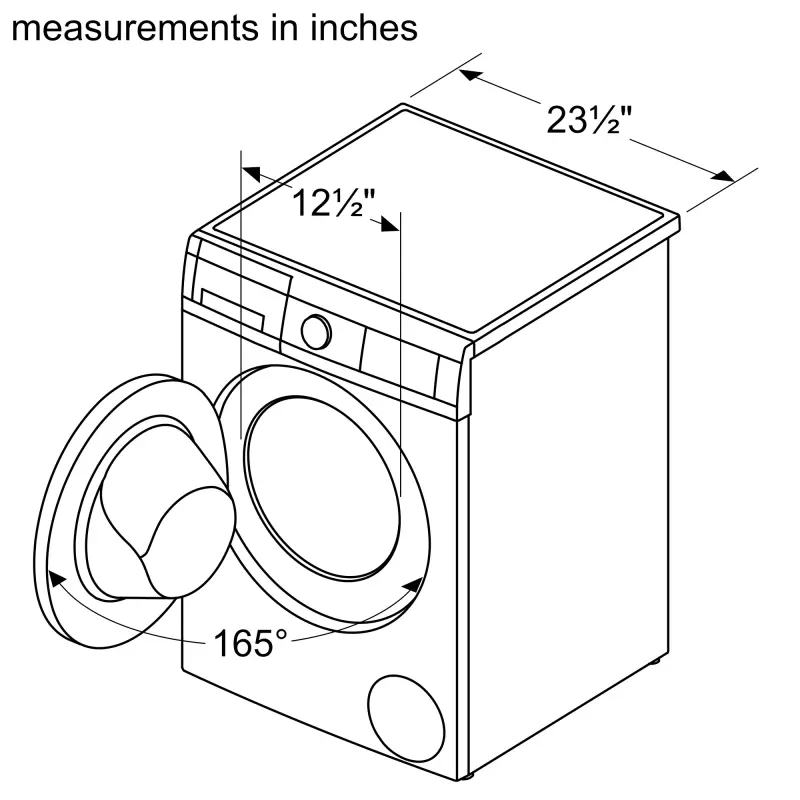 300 Series Compact Washer  1400 rpm WAT28400UC