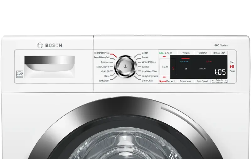Bosch 800 Series Compact Washer 24" 1400 rpm WAW285H2UC