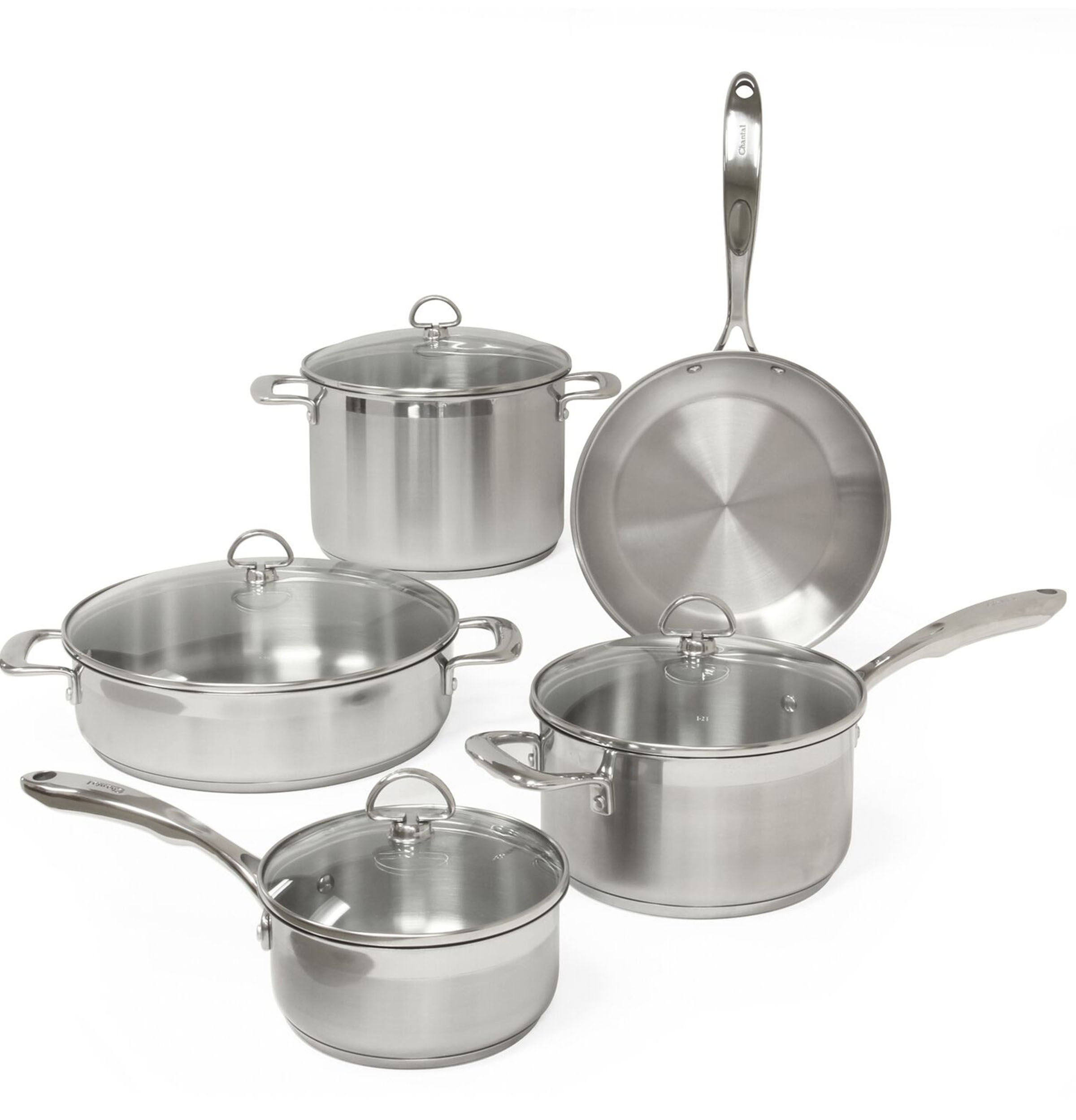 Chantal 9-Piece Stainless Steel Cookware WB02X30447