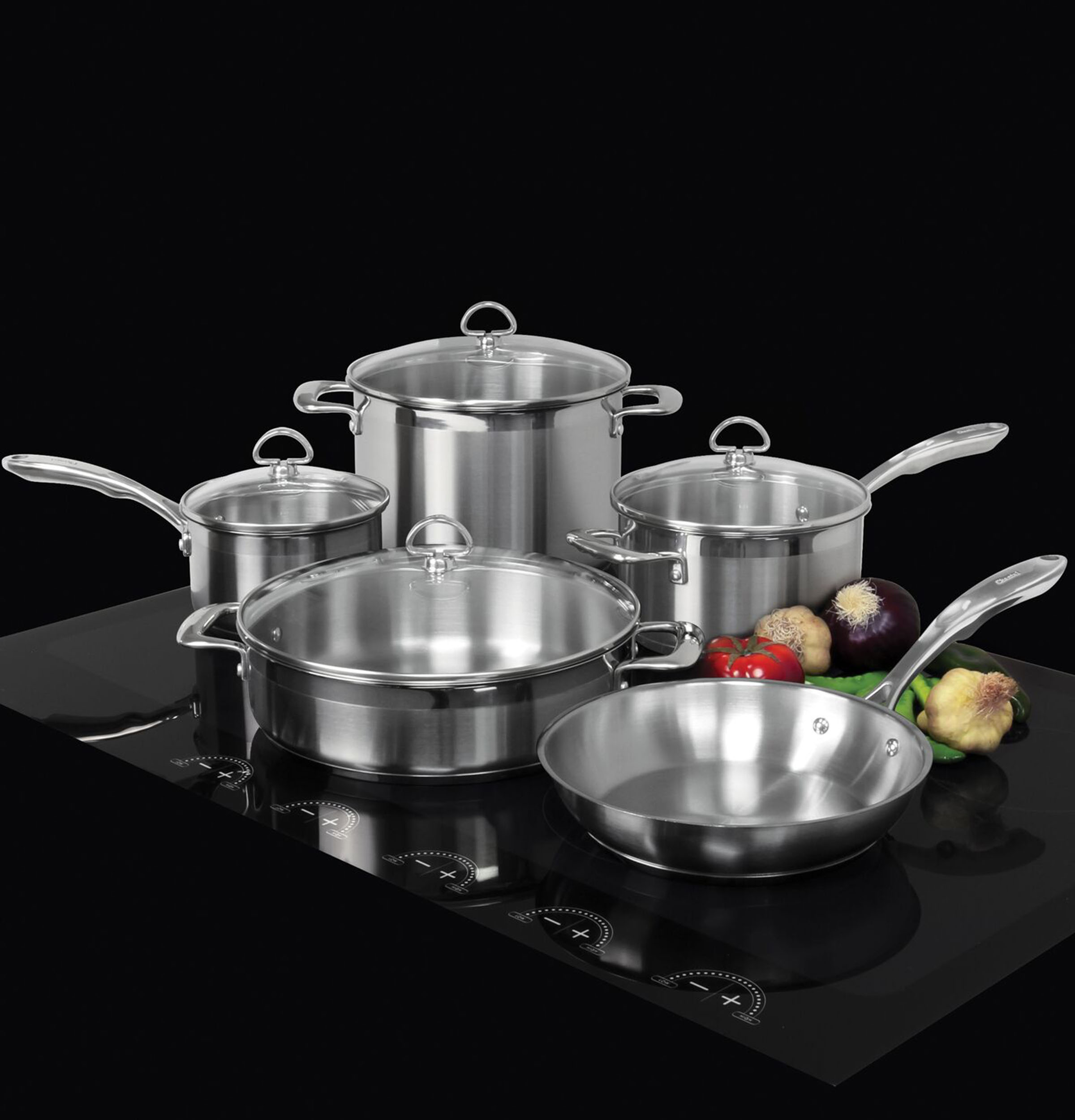 Chantal 9-Piece Stainless Steel Cookware WB02X30447