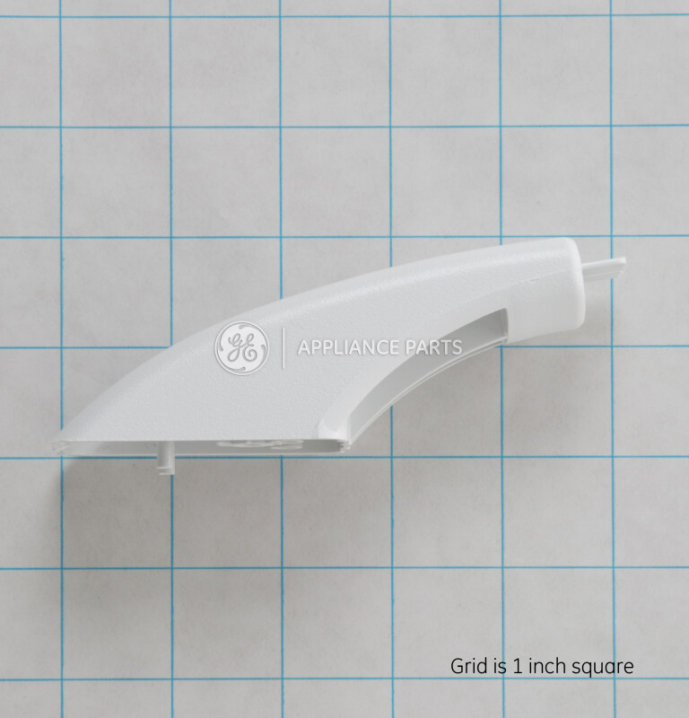 Range oven door handle end cap (white) WB07K10043