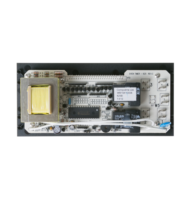 Range electronic clock kit used to replace older mechanical timers. Includes screws, brackets and jumper wires. WB19X10006