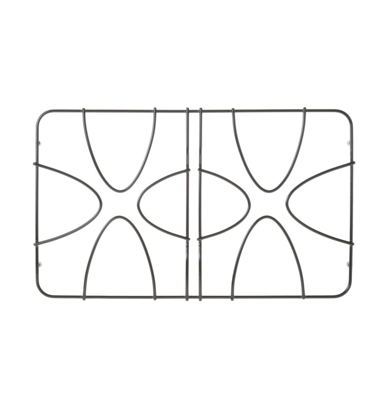 Gas range, double grate, black color WB31T10051