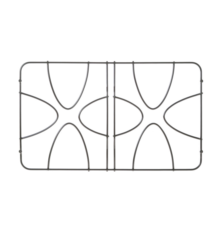 Gas range, double grate, black color WB31T10051