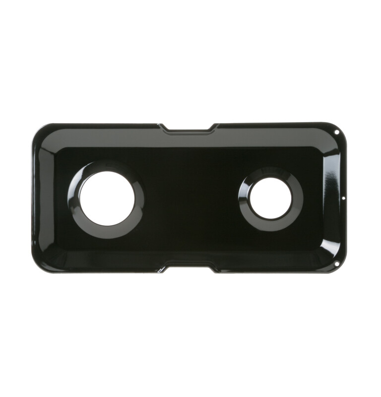 Range Double Drip Pan - Right Side; Black WB32K9