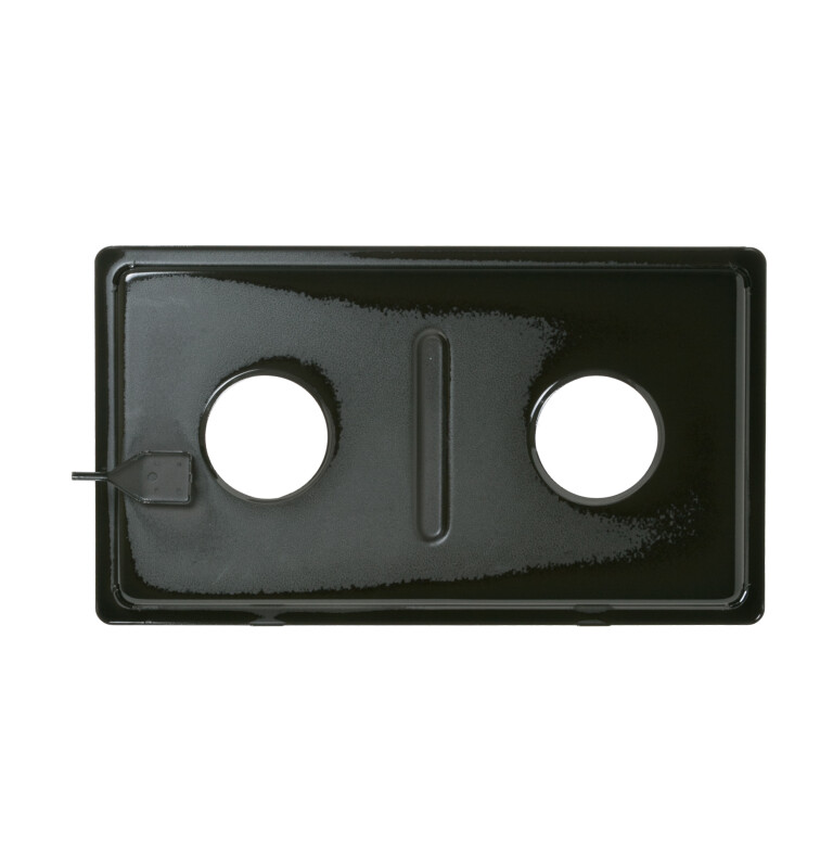 Gas double burner drip pan - black color WB32X5093