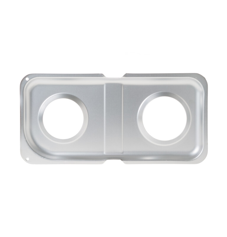 Gas range chrome double pan drip bowl, left hand side WB34K10012