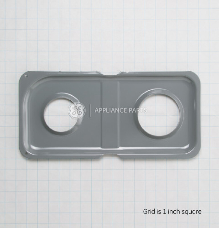 Range Double Drip Pan - Right Side; Gray WB34K10013