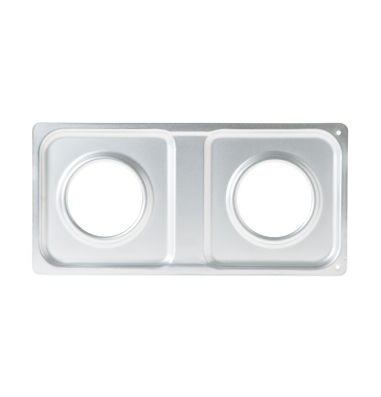 Range Double Drip Pan - Chrome WB35K10002