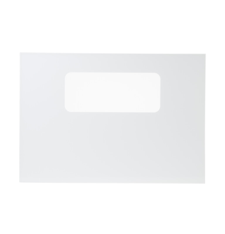 Range small glass oven door white WB56T10037