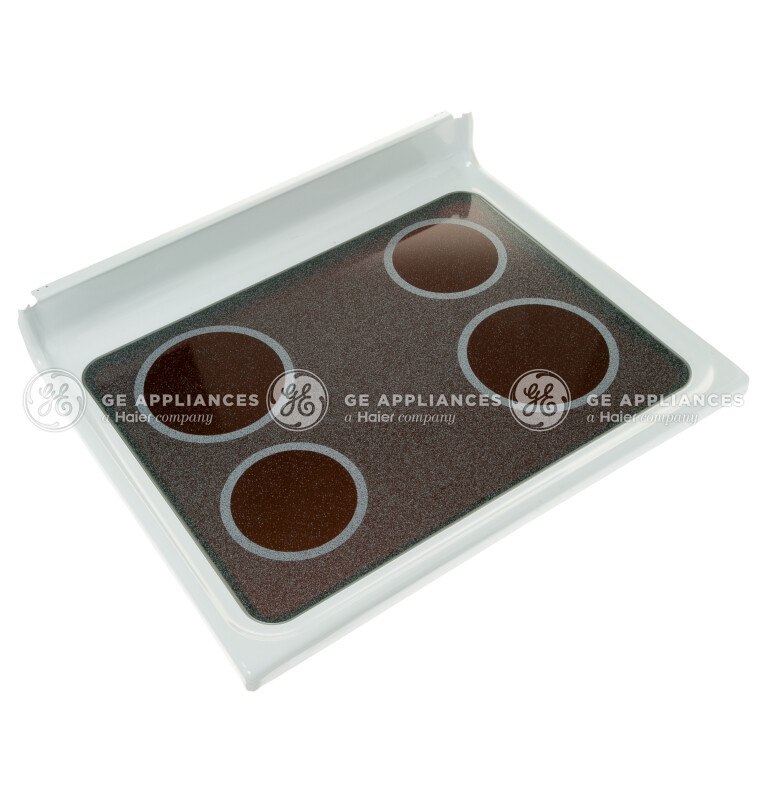 COOKTOP & GLASS ASSEMBLY WHITE WB57K10055