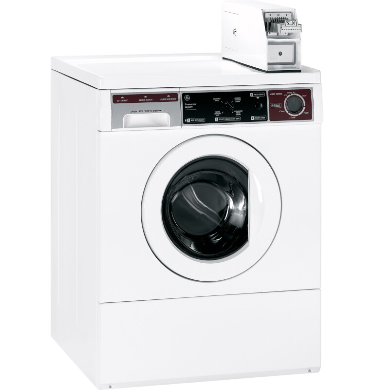 2.7 Cu. Ft. Capacity Commercial Frontload Washer with Stainless Steel Basket WCCH404HWW