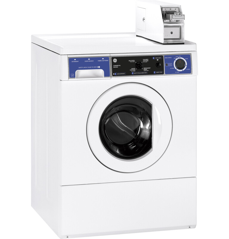 2.7 Cu. Ft. Capacity Commercial Frontload Washer with Stainless Steel Basket WCCH404HWW