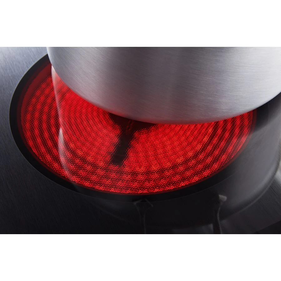 30-inch Electric Ceramic Glass Cooktop with Dual Radiant Element WCE55US0HB