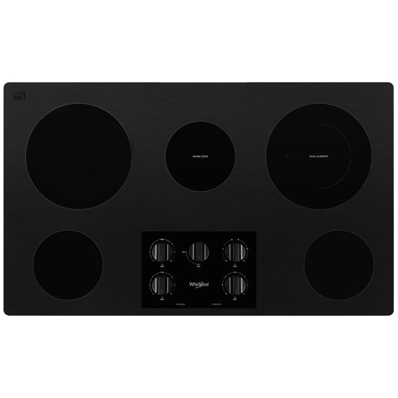 Whirlpool Gold 36" Electric Ceramic Glass Cooktop - Thumbnail 3