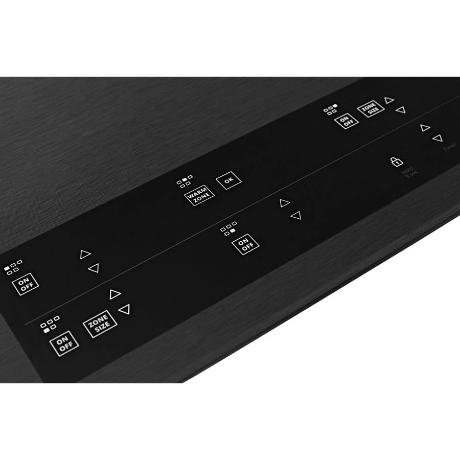 30-inch Electric Ceramic Glass Cooktop with Two Dual Radiant Elements WCE97US0KB