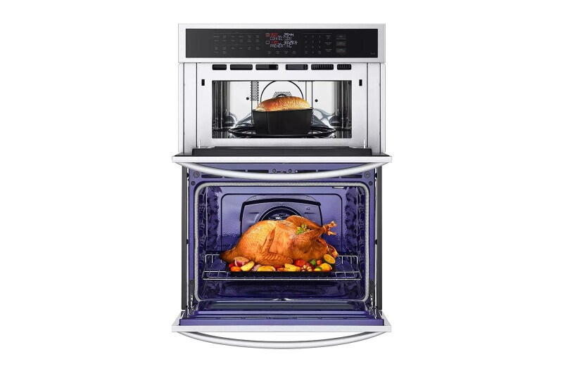 1.7/4.7 cu. ft. Smart Combination Wall Oven with Convection and Air Fry WCEP6423F