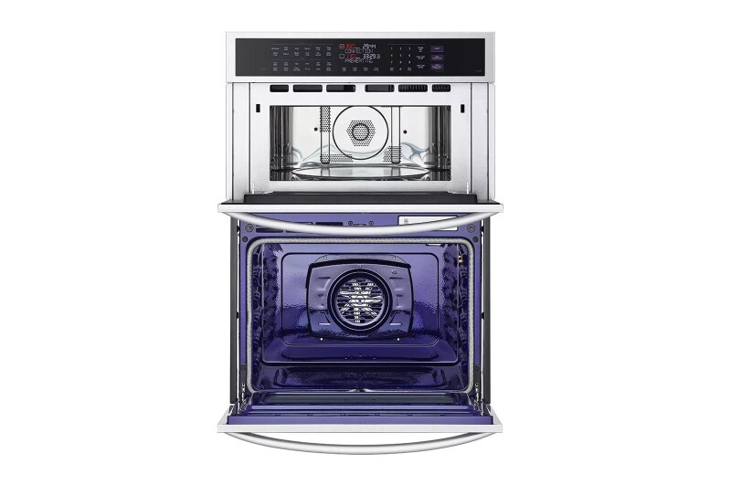 1.7/4.7 Cu. Ft. Smart Combination Wall Oven With Instaview®, True Convection, Air Fry, And Steam Sous Vide WCEP6427F